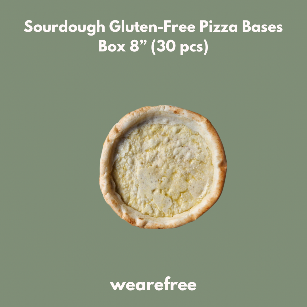 8" SOURDOUGH GLUTEN FREE PIZZA BASES