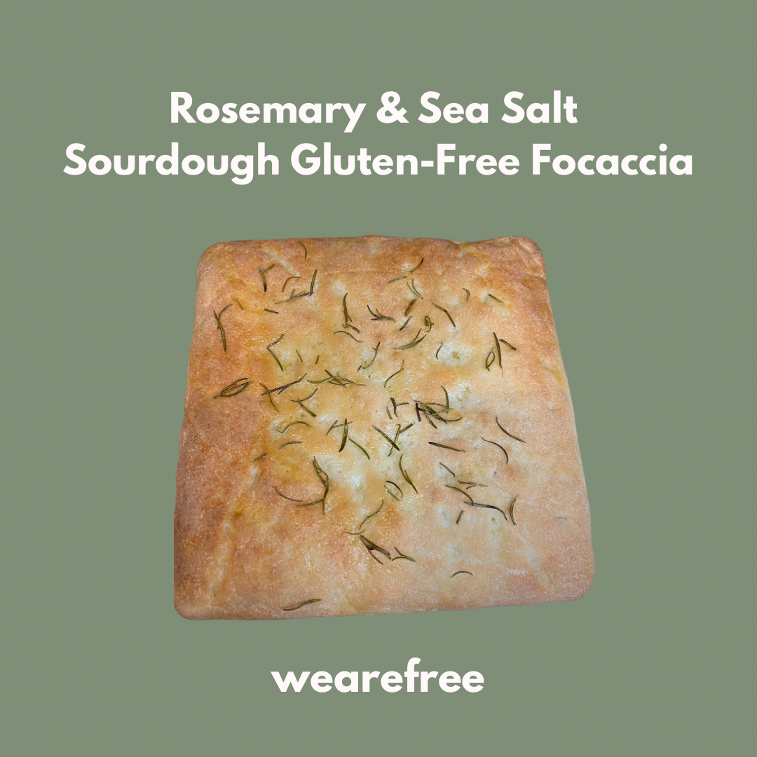 Rosemary & Sea Salt Sourdough Gluten-Free Focaccia