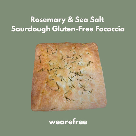 ROSEMARY & SEA SALT SOURDOUGH GLUTEN-FREE FOCACCIA