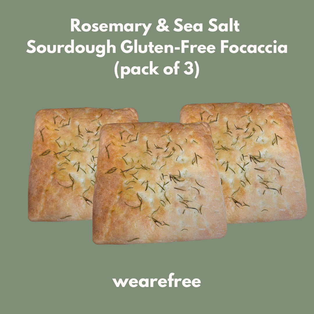 ROSEMARY & SEA SALT SOURDOUGH GLUTEN-FREE FOCACCIA