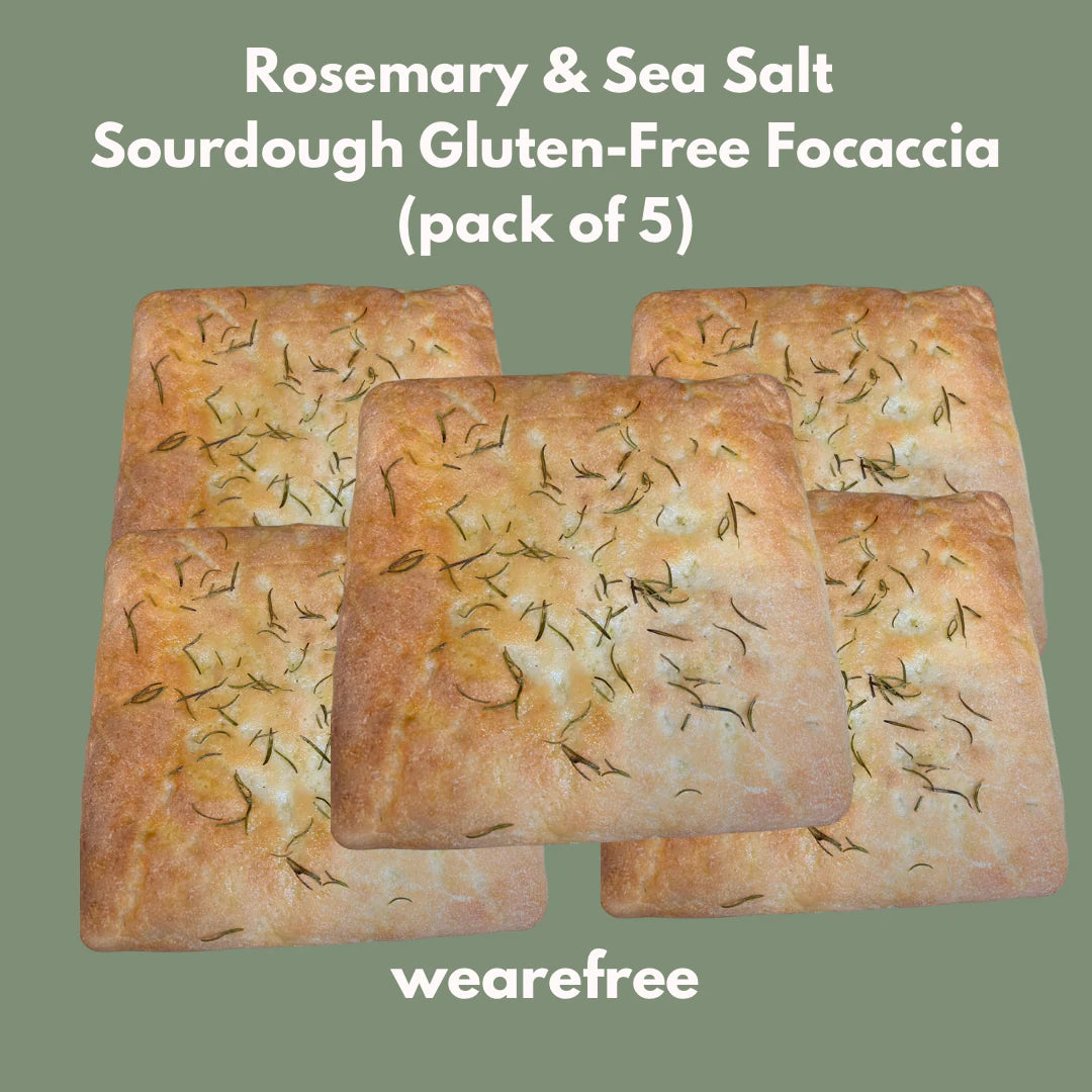 ROSEMARY & SEA SALT SOURDOUGH GLUTEN-FREE FOCACCIA